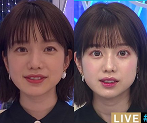 弘中綾香, 弘中アナ, 詐欺メイク