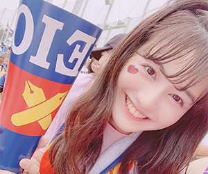 中川梨花, 大学, 慶応