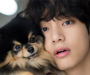 BTS（バンタン）メンバーのV（テテ）とペット