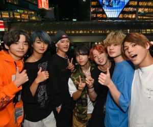 BE:FIRSTメンバーのジュノン, レオ,リョウキ, ソウタ, マナト, シュント, リュウヘイ