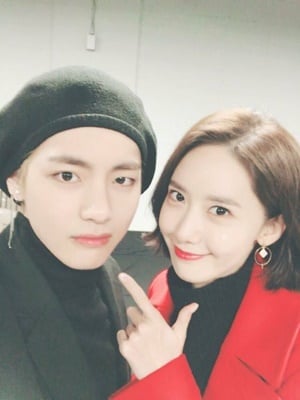 btsのvと少女時代のユナ