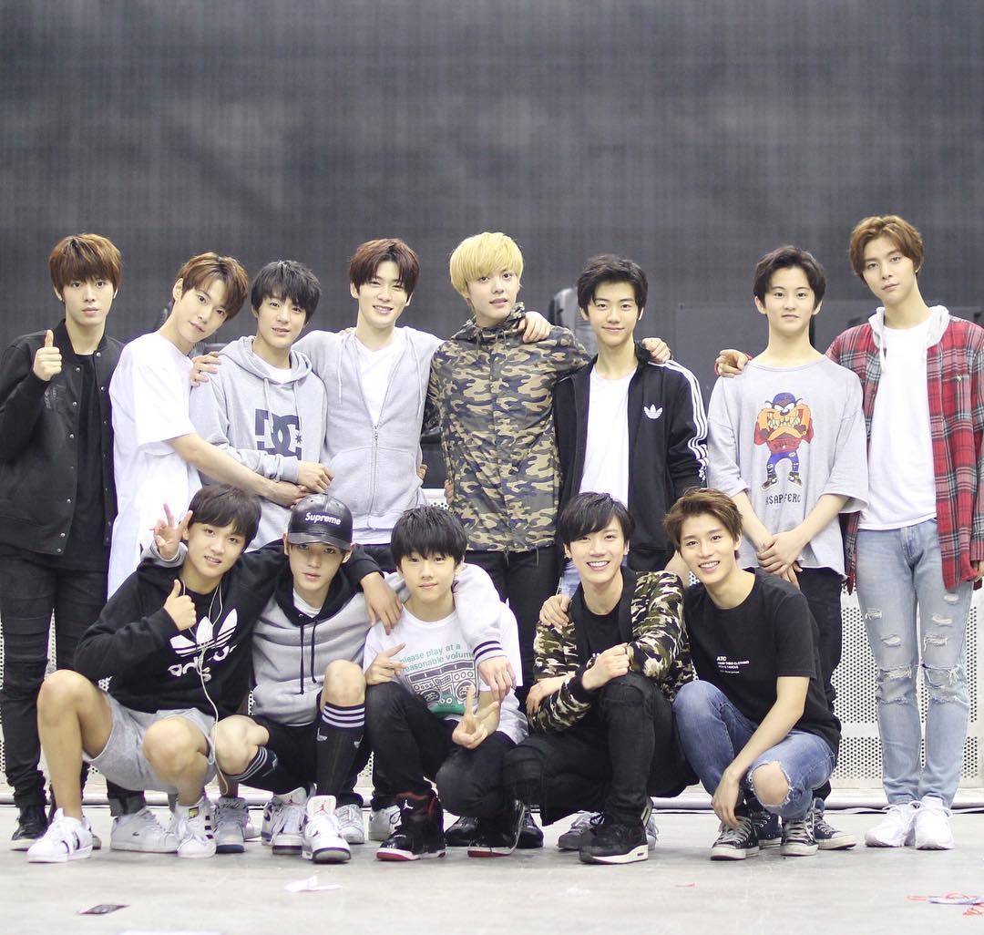 SM ROOKIES時代のNCTのメンバー