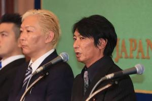 ジャに性加害問題当事者の会・代表の平本淳也と副代表の石丸志門