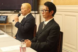 ジャニーズ性加害問題当事者の会・代表の平本淳也と副代表の石丸志門
